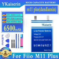 YKaiserin Battery m11 plus (dandianxin) 6500mAh For Fiio M11Plus HIFI Music MP3 Player Speaker Cells