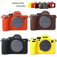 For Sony A7 IV a7iv ILCE-7M4 a7m4 silicone Armor Skin case body cover protector mirrorless camera bag