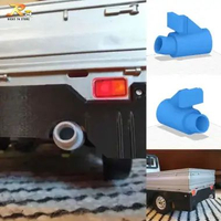 WPL D12 Knalpot Exhaust - Body Part RC Drift 3D Print Pink