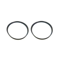 2PCS Dust Proof Bayonet Seal Ring Rubber for Canon EF 24-105 24-70 17-40 16-35 Mm Lens Repair (Black Circle)