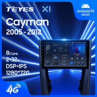 TEYES X1 For Porsche Cayman 987 2005 - 2012 Car Radio Multimedia Video Player Navigation GPS Android 10 No 2din 2 din dvd