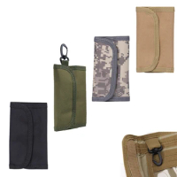 Tactical Portable Wallet Waist Pack Bag EDC Money Card Pouch Trifold Wallets Outdoor Sport Case Purse Mens Military Belt Holder