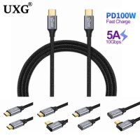 3M 2M 1M 100W USB C To USB Type C Cable PD Fast Charger Cord USB-C 5A Type-c Cable For VR Xiaomi POCO X3 M3 Samsung Mac VR IPad
