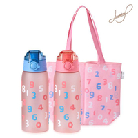 現貨 SOU SOU sousou Hiromimi TRITAN水壺2入附兩用雙杯袋 750ml 7-11 711