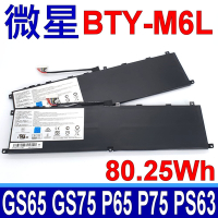 微星 MSI BTY-M6L 原廠規格 電池 Prestige 15-A10SC 15-A11SCX Creator 17-A10SE GS65 GS75 P65 P75 PS63