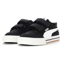 PUMA Court Classic Vulc FS V PS 鞋款 中童 童鞋 白鞋 休閒鞋 魔鬼氈 帆布鞋(39656003)