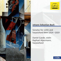 【停看聽音響唱片】【CD】丹尼爾蓋德，小提琴 拉斐爾．亞伯曼，大鍵琴：巴哈：六首小提琴與大鍵琴奏鳴曲 (2CDs)