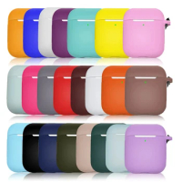 Silicone Earphone Cases For Airpods 1 2 Earphone Cover Protective Case For Apple Airpods 2 1 Case Wireless Earphones Accessories
