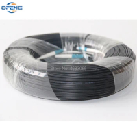 150M Outdoor FTTH LC UPC 2 Steel 2 core Drop Patch Cable G657A Fiber optic patch cord FTTH fiber optic jumper Cable