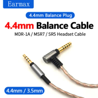 For SONY Audio Technica MSR7 SR5 MDR-1A 1000X XM2 XM3 1ABT Earphone Replaceable 4.4mm 2.5mm Balanced to 3.5mm Upgrading Cable