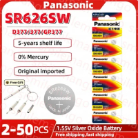 Panasonic SR626SW 1.55V 377 button battery is suitable for Tissot Swatch CK Swatch quartz watch Silv