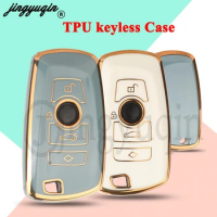 jingyuqin New TPU Car Key Case Cover Shell for BMW F20 F30 G20 F31 F34 F10 G30 F11 X3 F25 X4 I3 M3 M4 1 3 5 Series Accessories