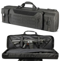 90/107cm Tactical Gun Rifle Case For Shotgun Sinper Airsoft Gun Carry Bag For M249 M4a1 AK47 라이플 케이스 건캐리어 Hunting and Equipment