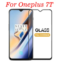 2PCS 3D Full Glue Tempered Glass For Oneplus 7T Full Screen Cover Explosion proof Screen Protector Film For Oneplus 7 T