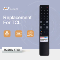RC901V FMR1 FMR8 Smart Voice TV Remote Control RC901V FAR1 RF Netflix Network Button For TCL Android 4K LED Smart TV