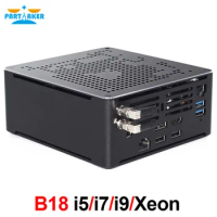 Partaker Gaming Mini PC i9 10880H 10980HK i7 i7 8750H i5 Mini PC 2 Lans Win11 2*DDR4 2*NVME Gaming D