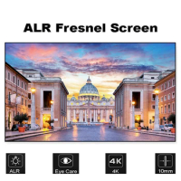 Best Quality 120 inch Fscreen Fresnel 3.0 Optical Projection Screen Fixed Frame for 4K 8K HD Ultra Short Throw Laser Projector