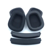 Headphone Earpads Covers For Logitech G633 G933 G635 G633S G933S Headphone Cushion Pad Replacement Ear Pads Head Beam