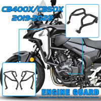 MKLIGHTECH For HONDA CB400X 21-22 CB500X 19-22 Motorcycle Bumper Engine Guard Crash Bar Body Frame Protector CB 400X 500X