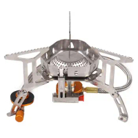 Outdoor Camping Gas Stove Foldable Windproof Gas Stove Portable Split Stove Burner