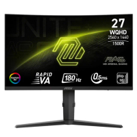 【MSI 微星】MAG 275CQRF QD E2 27型 VA 2K電競曲面螢幕(0.5ms/180Hz /Type-C/FreeSync/1500R/可調式支架)