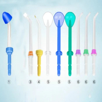 9Pcs/Set Water Flosser Nozzles Jet Wash Tooth Cleaner Irrigator Oral Hygiene Accessories For Waterpik Floss