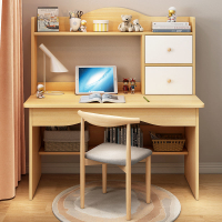 家用臥室學習桌兒童書桌書柜一體學生簡約電腦桌椅組合寫作業桌子