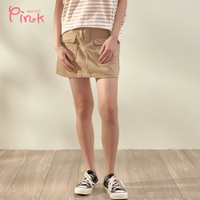 Pink*愛上夏戀口袋短裙 Y2605BD