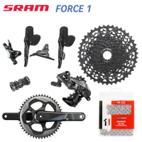 SRAM Force 1 1X11 11 Speed Road Bike Hydraulic Disc Brake Derailleur Groupset Crankset 170mm 172.5mm 11-42T Bicycle Shifter Kit
