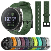 Silicone Sports Strap For SUUNTO VERTICAL Watch Band SUUNTO 9 5 PEAK PRO 3 Fitness RACE DLC 20mm 22mm Soft Bracelet Accessories