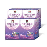 【QUAKER 桂格】好眠亮顏高鈣奶粉30gx7入x4盒(共28入)