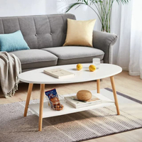 Namiko Modern โต๊ะกลางมินิมอล ขนาด 100 ซม. รุ่น LS178CJ76L3001 - White [Pre order 30 วัน]