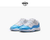 Sepatu Basket Anak Nike Jordan 11 Retro Low Grade School University Blue FV5121-100 7Y