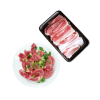 【優鮮配】頂級松阪豬肉2包+台灣豬五花2包(共4包)