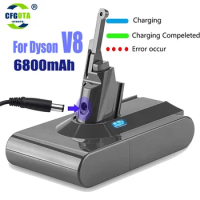 Original 21.6V 6800mah Replacement Battery for Dyson V8 Absolute Handheld Vacuum Cleaner For Dyson V8 SV10 Battery