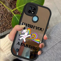 เคสสำหรับ Realme C21 Realme C21Y ฉันขอให้คุณ fab day เคสโทรศัพท์ พื้นผิวกระจก เคสโทรศัพท์ซิลิโคนนิ่ม