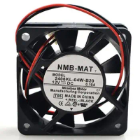 NMB 6 cm 2406kl-04w-b20 6015 0.10a 12V cooling fan