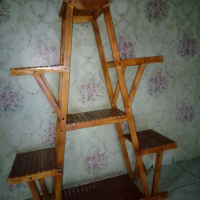 rak bunga hias/rak tanaman/rak serbaguna/rak kayu jati blanda
