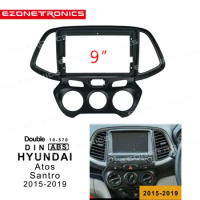 Car Fascia For Hyundai Atos Santro 2015-2019 Double Din Car Radio Frame Canbus Audio Fitting Adaptor 2Din Dash Panel Trim Kit