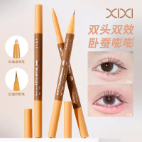 ปากกาไฮไลท์เตอร์สองหัว xixi Water Shine 2-in-1 สำหรับเพิ่มความสว่าง คอนทัวร์ ไฮไลท์ใต้ตา และการเฉดดิ