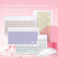 RYRA Rechargeable Bluetooth Keyboard Wireless Keyboard And Mouse Set For Laptop Desktop PC Tablet IPad Android Keyboard Mice Kit