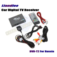 For Russia DVB-T2-T337 Car Digital TV Receiver Host Mobile HD Turner Box Antenna RCA HDMI-Compatible High Speed