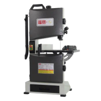 9 Inches Woodworking Band Saw Machine Small Home Bandsaw Multifunction Saw Cut Tools Multi-Angle Cutting