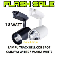 lampu led sorot spotlight rel rell 10 watt 10w lampu track spot rel 10