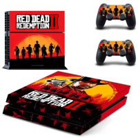 Game Red Dead PS4 Skin Sticker Decal Cover For PlayStation 4 Console &amp; Controller Skins Vinyl