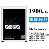 For SAMSUNG EB-BJ110ABE Battery 1900mAh Galaxy J1 J Ace J110 J110FM J110F J110H J110L I9198 I9192 I9195 I9190 Bateria