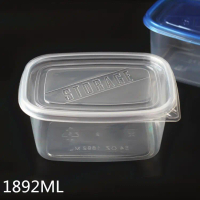 Outdoor Household Stall Disposable Convenience Tableware 1892L Food Packaging Box Fruit Box Transpar