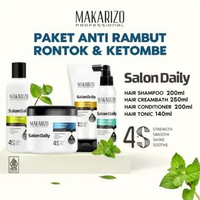 MAKARIZO Professional Salon Daily Paket Anti Rambut Rontok dan Ketombe Paket Anti Rontok & Ketombe