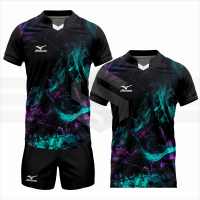 Baju Futsal Jersey Voli Setelan Kaos Bola Atasan Olahraga Badminton MZ Galaxy Sport