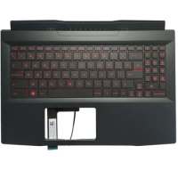NEW US/Spanish laptop keyboard For MSI GF66 11UE 11UG MS-1581 MS-1582 with palmrest upper backlight
